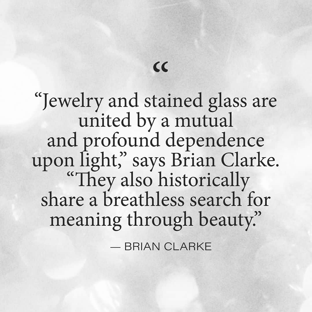 デビッドヤーマンのインスタグラム：「Brian Clarke is one of the world’s most celebrated stained glass artists, constantly pushing the envelope for this centuries-old medium. David Yurman is proud to sponsor Clarke’s exhibition ‘The Art of Light’—now on view at @madmuseum. #DavidYurman」