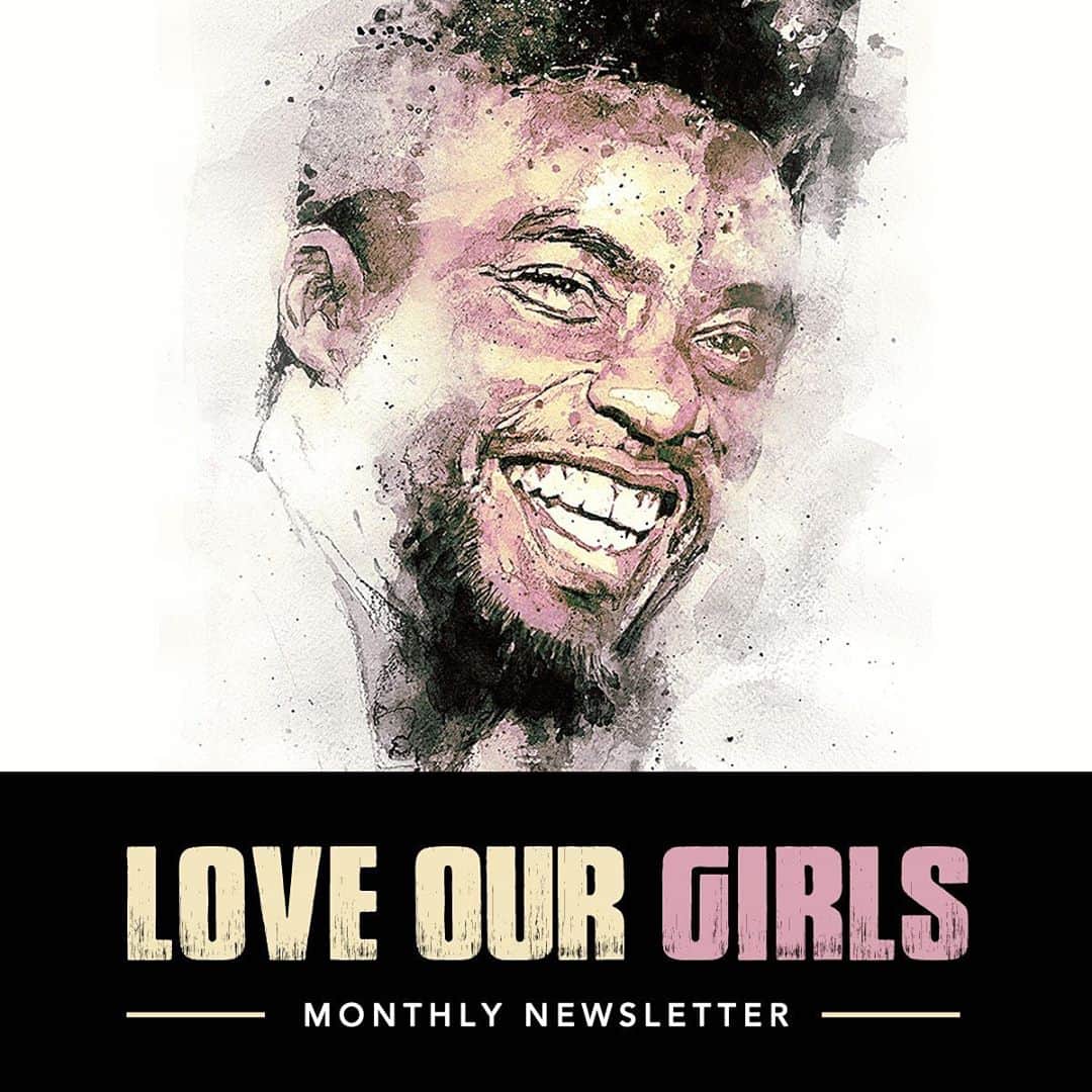 のインスタグラム：「This month #LoveOurGirls honors #ChadwickBoseman, a king and an ally of women and girls, who used his voice and platform in support of gender equality. We feature his legacy as an ally, and highlight some great organizations that are helping other men do the same. The link is in my bio: http://bit.ly/LOGSept2020」