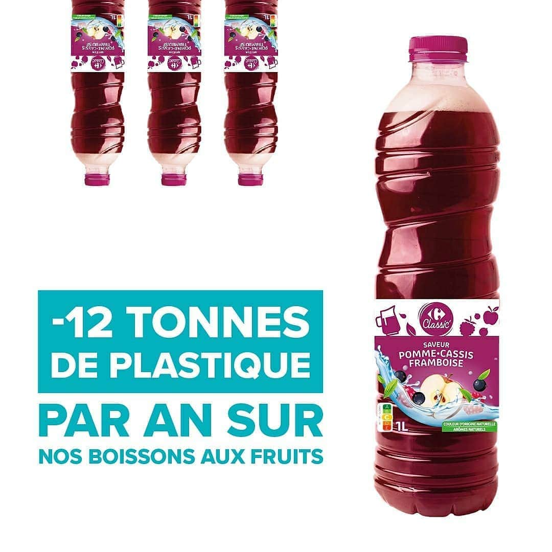 Carrefour Franceさんのインスタグラム写真 - (Carrefour FranceInstagram)「[Défi 0 plastique] Quand on ne trouve pas d'alternative au plastique, on s'engage sur du plastique recyclé ♻ ! L’Union Européenne impose au minimum 25% de plastique recyclé en 2025 sur les bouteilles. Mais savez-vous que la quasi totalité de nos jus et sodas de marque contiennent déjà 50 % de plastique recyclé ? Plus de PET recyclé, c'est moins de plastique utilisé ! #carrefour #sedd2020 #developpementdurable #plastique」9月26日 1時56分 - carrefourfrance
