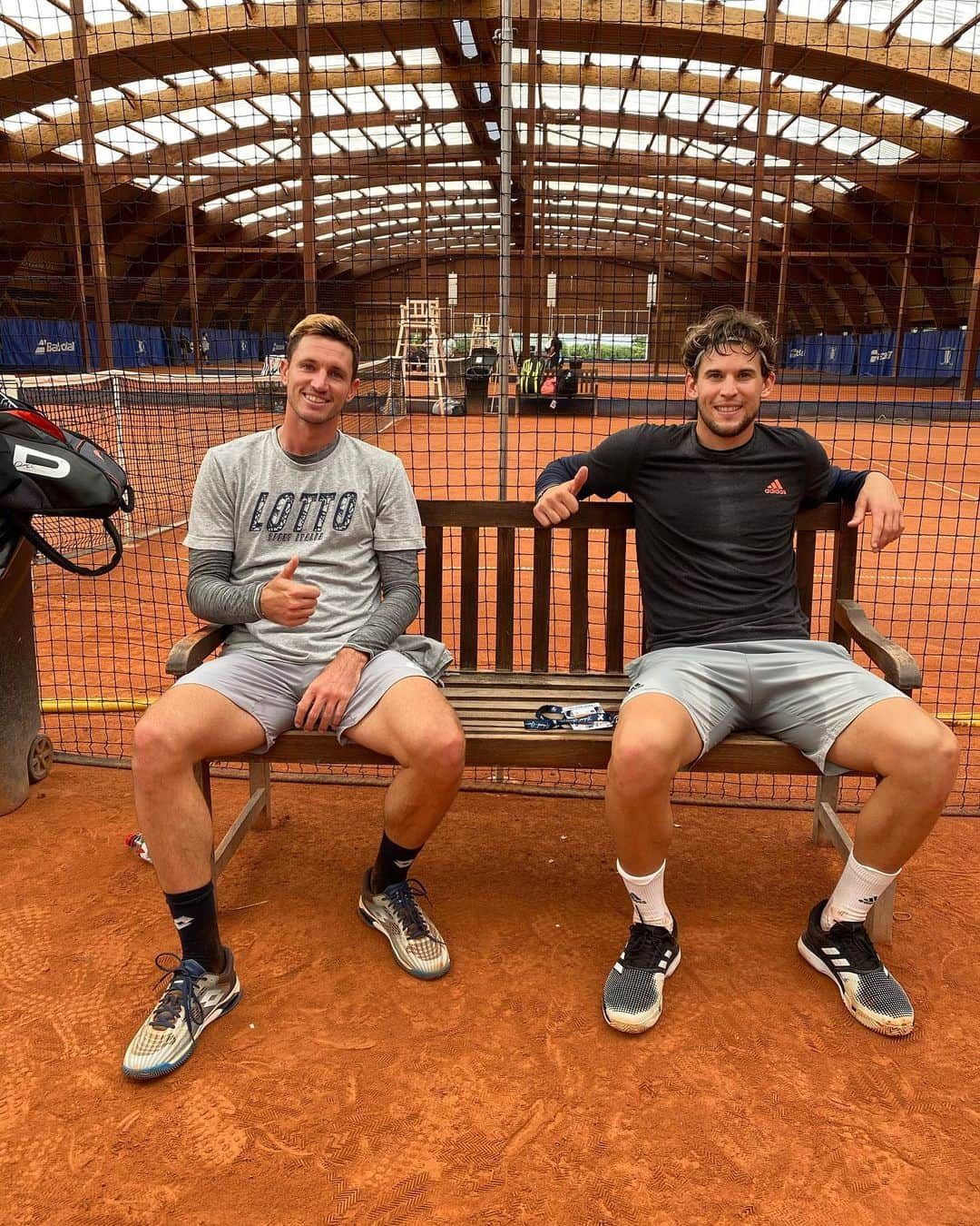 ドミニク・ティエムさんのインスタグラム写真 - (ドミニク・ティエムInstagram)「getting ready for Roland Garros」9月26日 2時04分 - domithiem