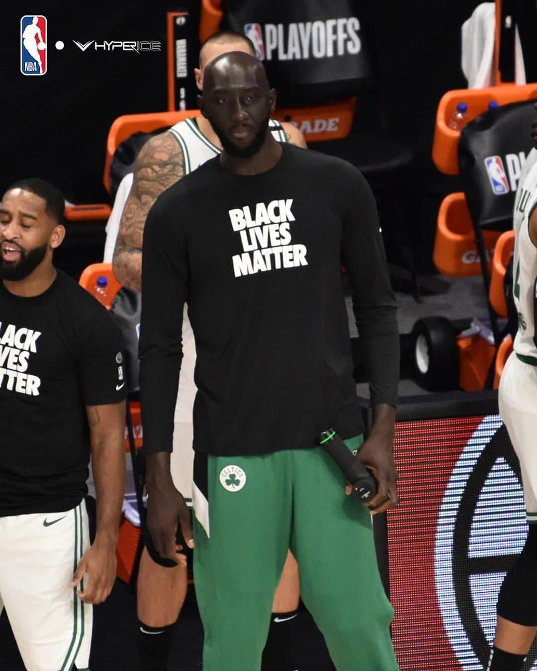 NBAさんのインスタグラム写真 - (NBAInstagram)「Staying ready for the biggest stage with @hyperice... Eastern Conference Finals Game 5 featuring the Heat & Celtics begins tonight at 8:30pm/et on ESPN. #NBAxHyperice」9月26日 2時41分 - nba