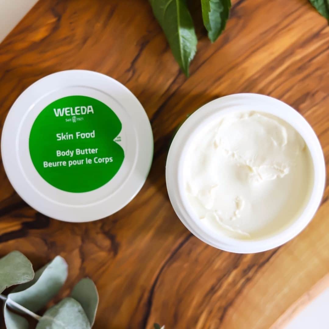 Weledaのインスタグラム：「Skin Food season is upon us and Skin Food Body Butter's whipped consistency makes it the perfect product for delivering skin with all-over hydration! 💚 #WeledaSkinFood」