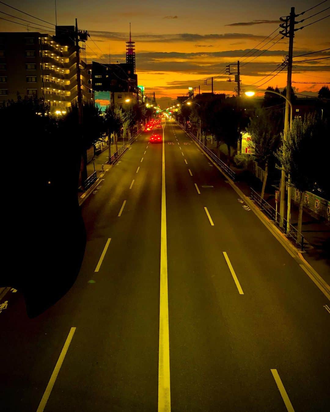 羽原信義さんのインスタグラム写真 - (羽原信義Instagram)「ある日の夕焼け。」9月26日 4時27分 - nobuyoshi_habara