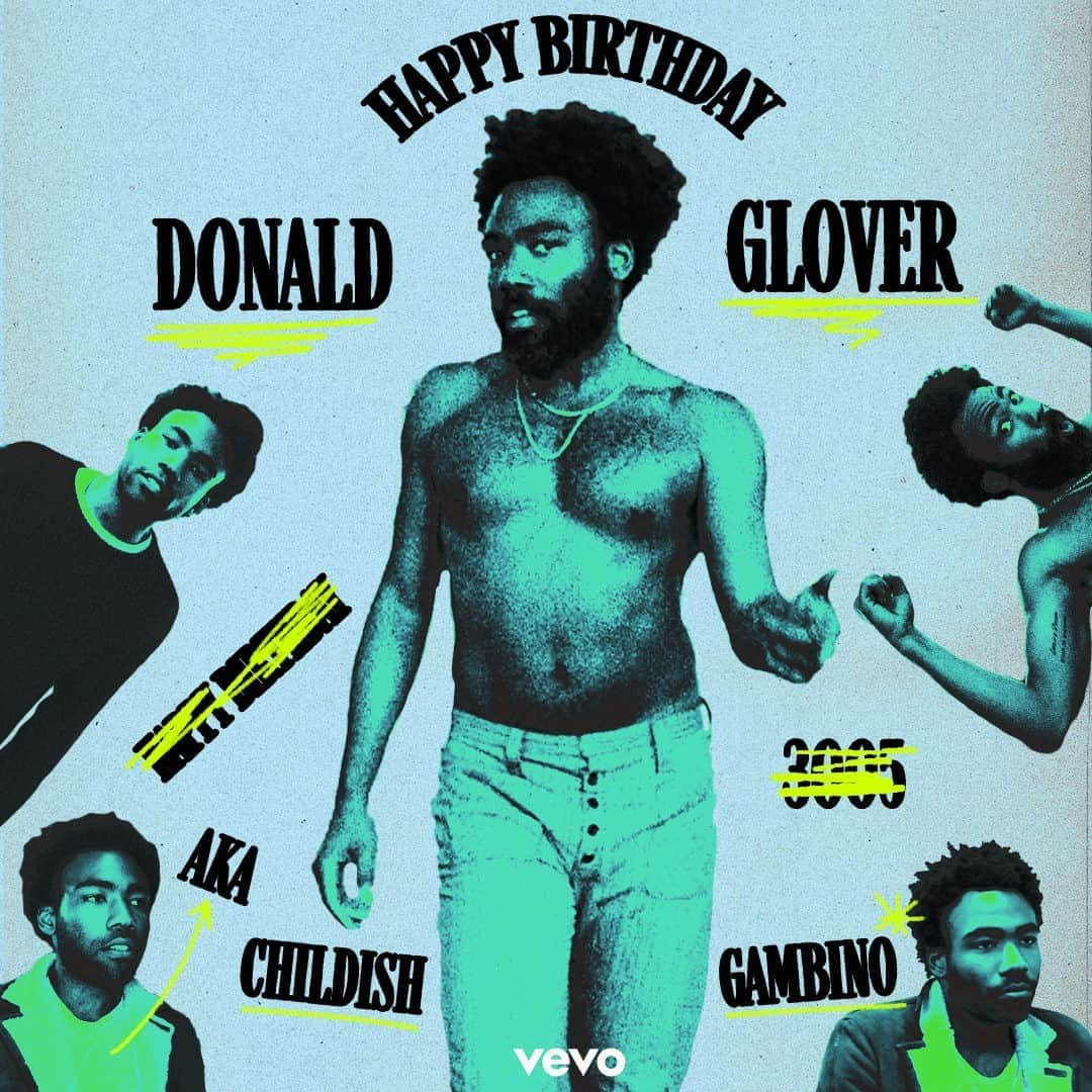 Vevoさんのインスタグラム写真 - (VevoInstagram)「As each year passes, Donald Glover keeps finding ways to surprise us with his genius. 🧠  Celebrate his birthday with our playlist, including his many iconic @childishgambino vids! ⠀⠀⠀⠀⠀⠀⠀⠀⠀ ▶️[Link in bio] #ChildishGambino #DonaldGlover」9月26日 5時01分 - vevo