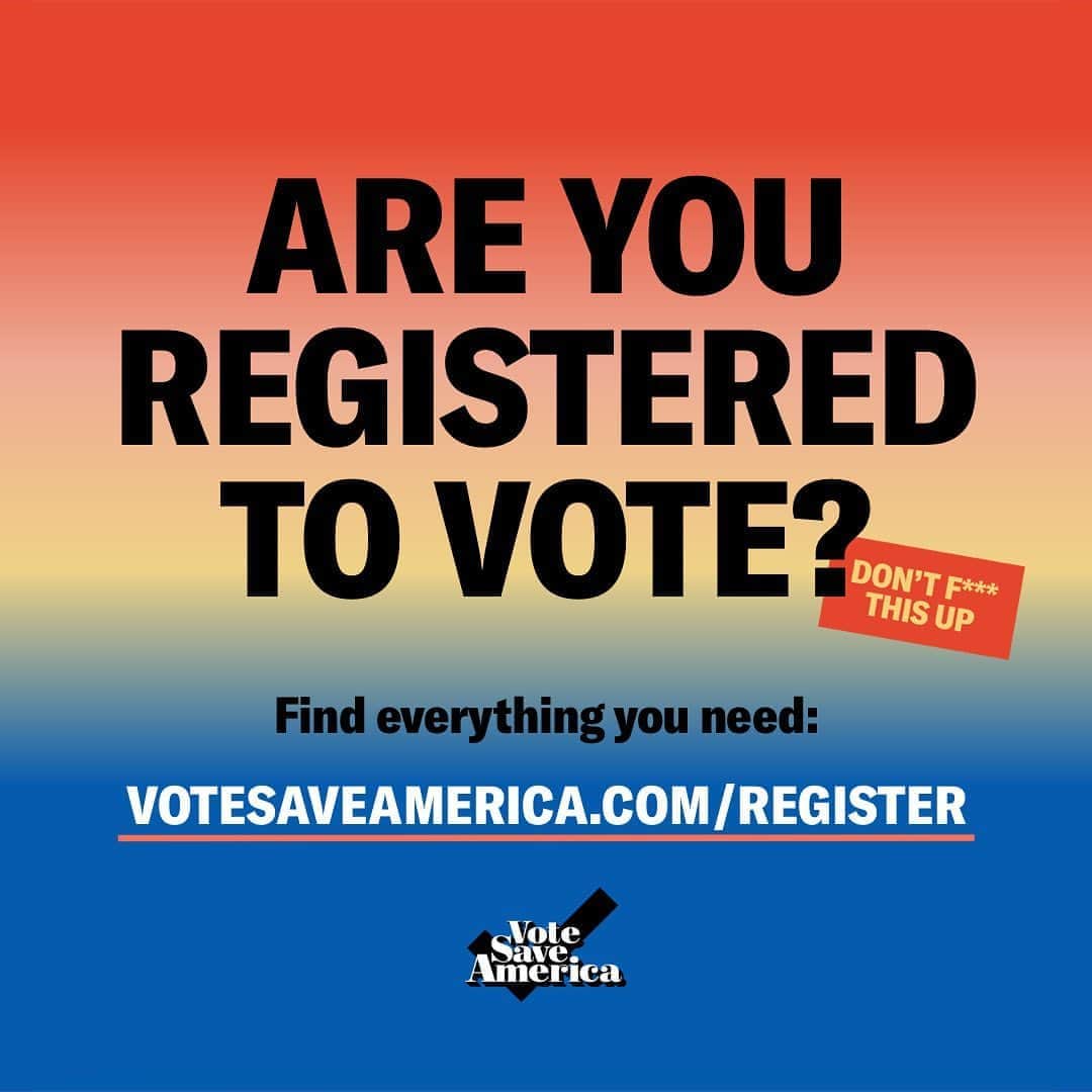 ジャック・ファライーのインスタグラム：「Did you register yet? Link in my bio. @votesaveamerica」