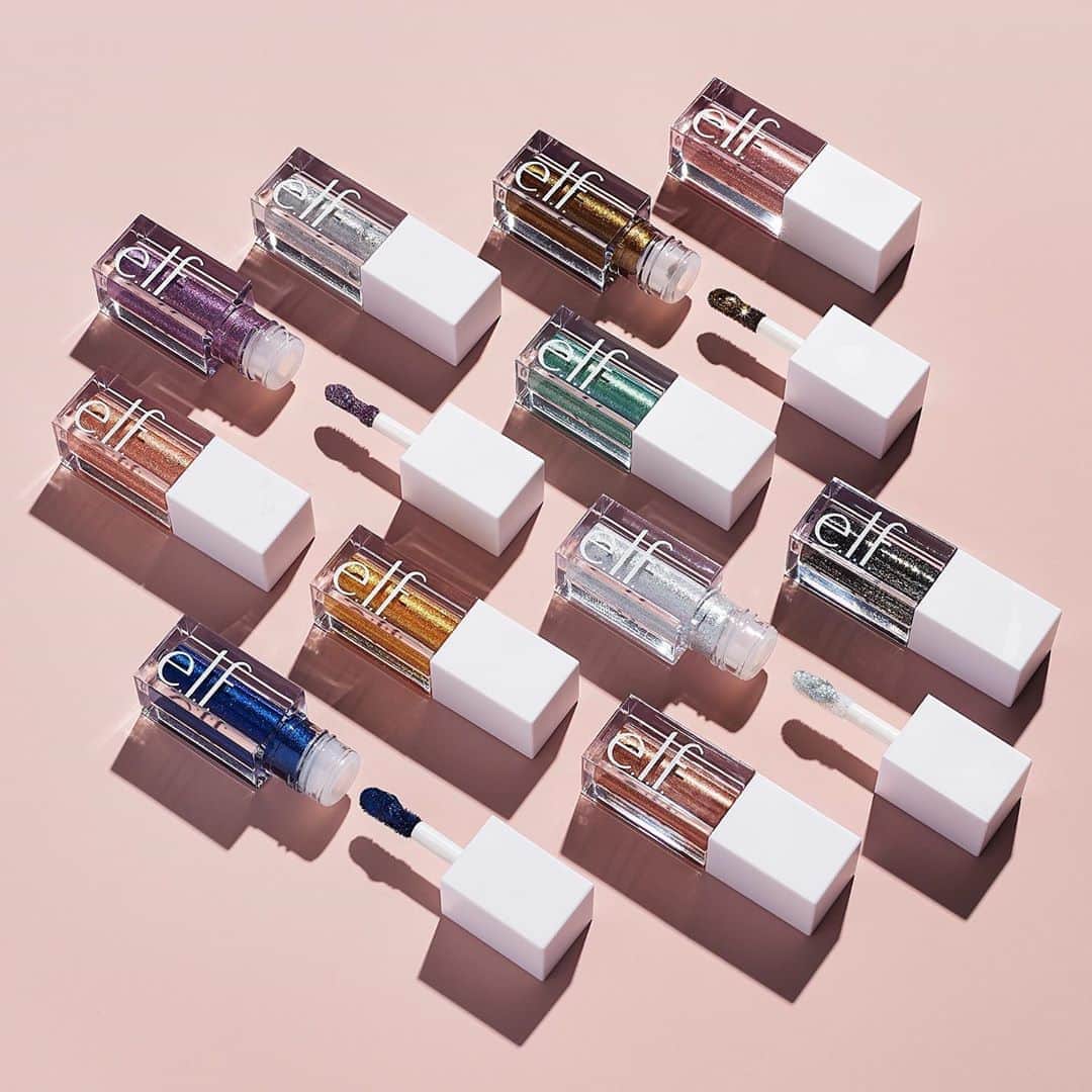 e.l.f.さんのインスタグラム写真 - (e.l.f.Instagram)「The easy-to-apply glitter you’ve been waiting for. Our Liquid Glitter Eyeshadows are have high impact shine,  minimal fall-out and long-lasting staying power for only $5. Tap to shop! ✨ #eyeslipsface #elfingamazing #elfcosmetics #crueltyfree #vegan」9月26日 5時39分 - elfcosmetics