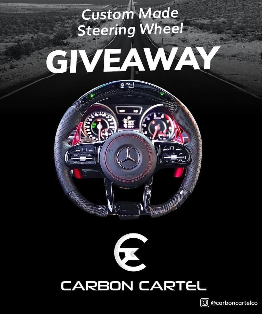 CarsWithoutLimitsさんのインスタグラム写真 - (CarsWithoutLimitsInstagram)「🚨 Custom Steering Wheel GIVEAWAY 🚨⁣⁣⁣⁣   Hey  fam, We’ve teamed up with our friends  @Carboncartelco to give away a brand new Custom Steering Wheel of your choice for your Car!  ⠀⁣⁣⁣⁣ All you have to do:⁣⁣⁣⁣  1⃣ Follow @carboncartelco   2️⃣ Tag 3 friends who would Love a Custom Steering Wheel⁣⁣⁣ with your Car model name (They Must Follow @carboncartelco for valid entry)  3️⃣ Like this post! ⠀⁣⁣ It’s that simple! Winner will be announced October 1st  on @carboncartelco Story!  ⠀⁣⁣⁣⁣ Good luck and Stay Safe! 🙏  #carswithoutlimits」9月26日 5時40分 - carswithoutlimits