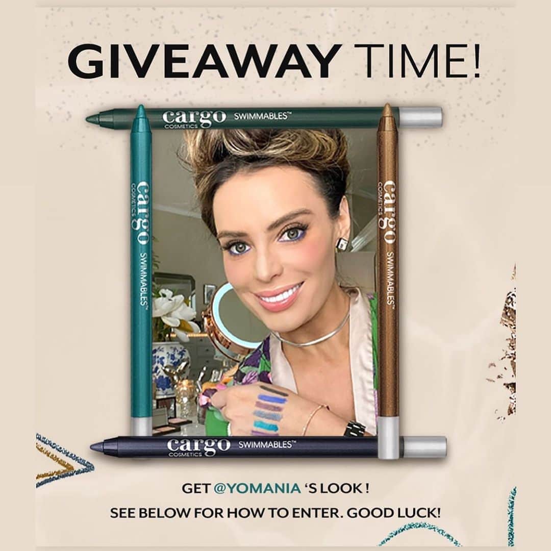 アンナ・ハウスのインスタグラム：「"Did you miss my GRWM on @cargocosmetics Instagram live? I love this brand and they are doing a special GIVEAWAY with all my favorite products! Look for the giveaway post on their page and then do the following:   Rules: ▫️Follow @CargoCosmetics ▫️Tag two friends in the comments and use #cargogiveaway ▫️Tell us why you love Cargo Cosmetics ▫️Every comment is an entry ▫️Multiple entires are allowed ▫️Giveaway will close at 11:59pm on September 30 ▫️Winner will be announced on October 1  Winner will receive: ▫️Swimmables Eye Liner Pencil in Lake Como and El Dorado ▫️ Swimmables Eye Shadow Stick in Island Bay ▫️HD Illuminating Face Palette ▫️Essential Lip Gloss in Madrid ▫️Brow Defining Duo Kit ▫️Swimmables Water Resistant Blush in Ibiza」