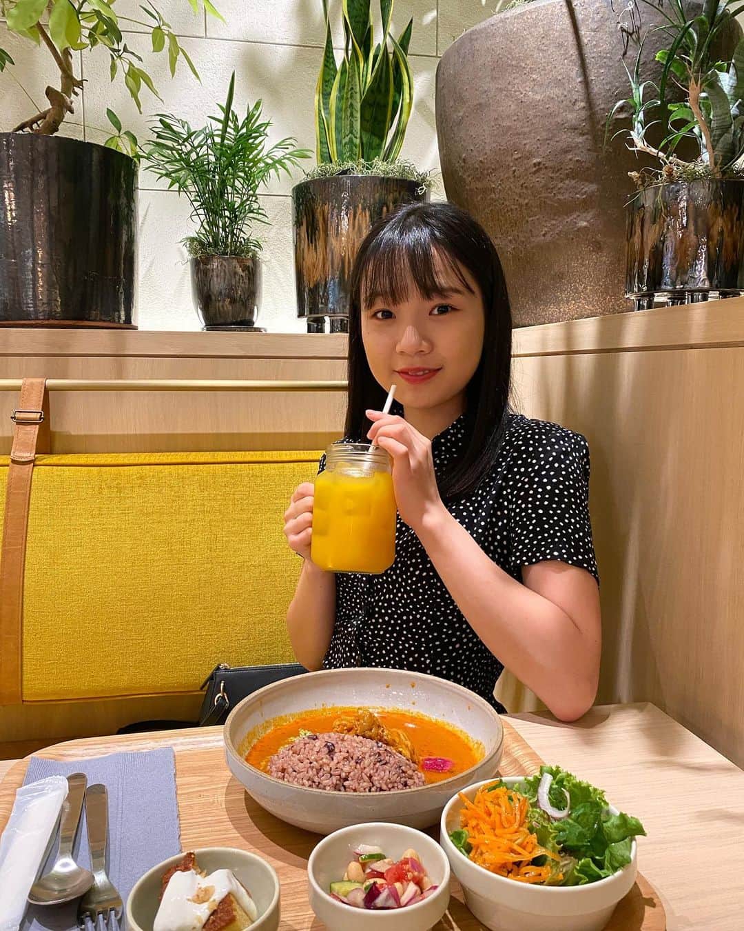 miyuのインスタグラム：「オレンジ多め🍊🧡」