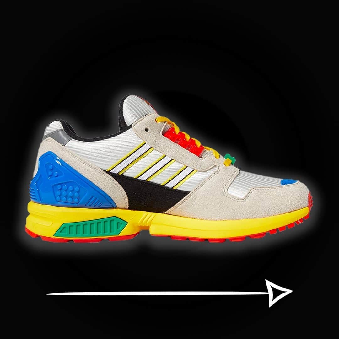 shoes ????さんのインスタグラム写真 - (shoes ????Instagram)「The LEGO x Adidas ZX8000 dropped today 🧩   Retail 🔌 : $130 USD   🚨 P.S : Check out our last post for a surprise 🎁 👟」9月26日 9時29分 - shoes