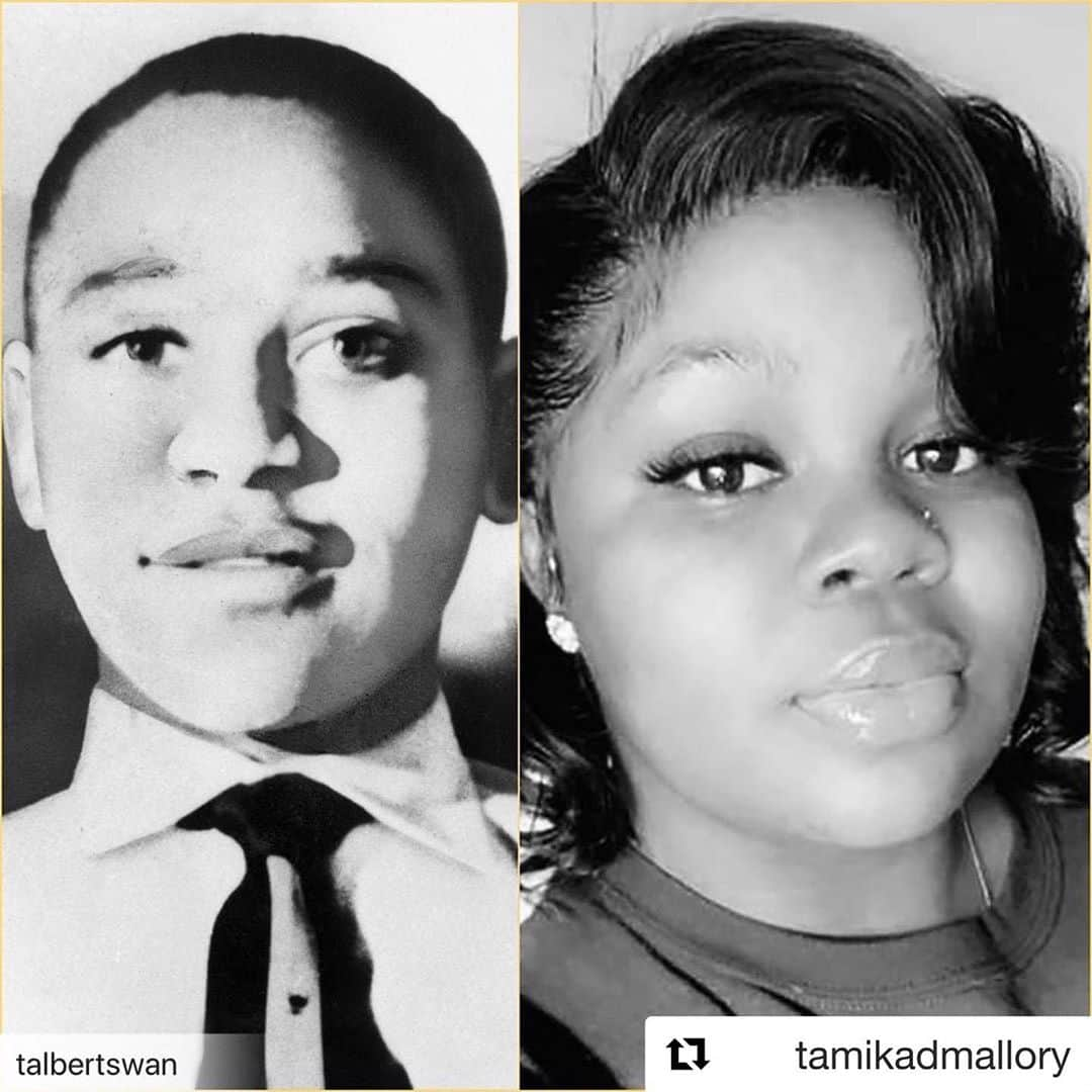 アンバー・ヴァレッタさんのインスタグラム写真 - (アンバー・ヴァレッタInstagram)「Repost @tamikadmallory ・・・ Repost from @talbertswan: September 23, 1955 An all white jury acquitted two white men of the brutal murder of Emmett Till  September 23, 2020 A grand jury fails to indict 3 white cops for the brutal murder of Breonna Taylor  Tell me again about racism being dead in America  #JusticeForBreonnaTaylor」9月26日 10時51分 - ambervalletta