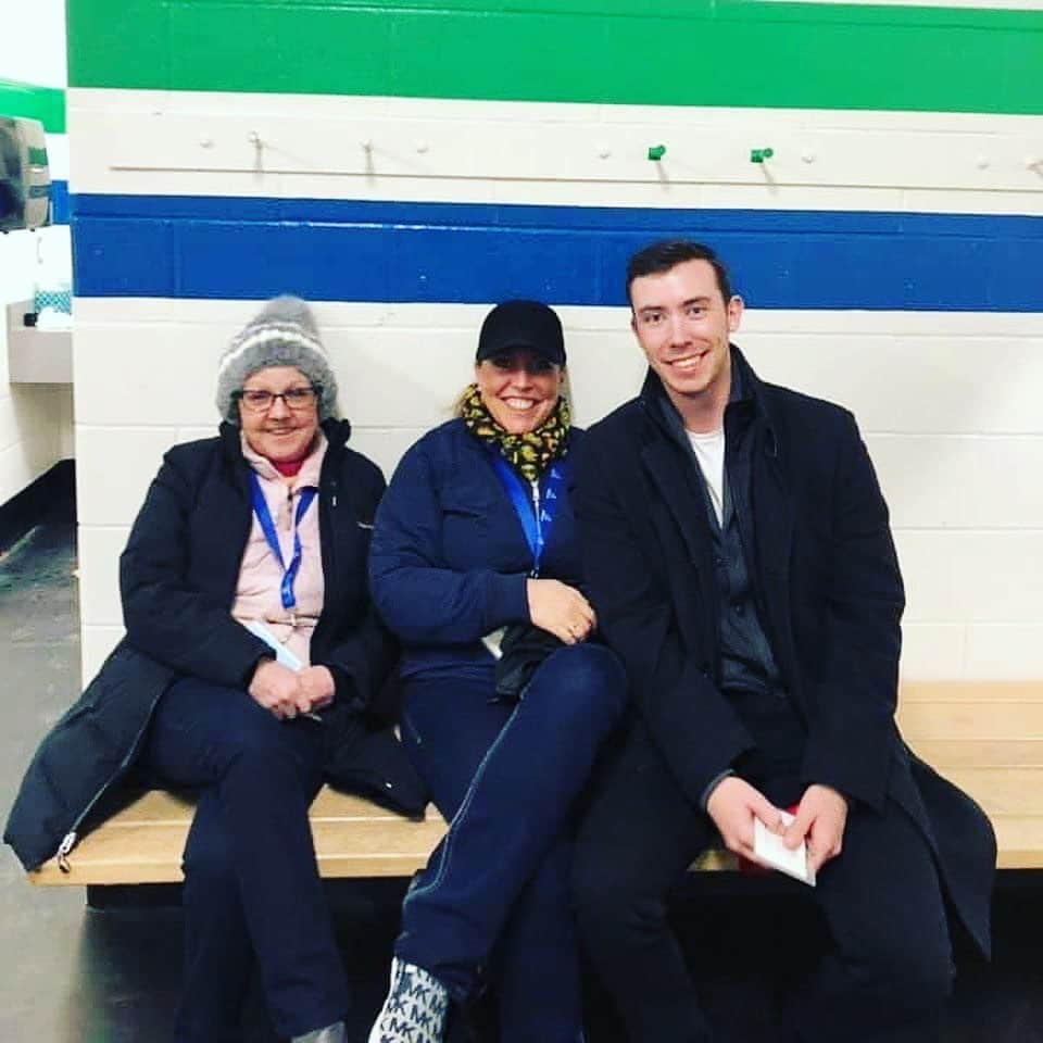 ブライス・シューダックのインスタグラム：「For #nationalcoschesweek I wanted to give another shoutout to someone who, without them, I wouldn’t be where I am with skating today. Not many people know that my mom coached me for a good portion of my early skating career, and even after we decided it was best for our off ice relationship to stop working together, she was still always there to point me in the right direction and guide me along the path to be able to work with some of the amazing people I’ve gotten to work with and work with still today. Not many coaches can be as positive and loving, as well as tough and stern with their students at the same time as she can. She will never let a skater give up on themselves when they don’t believe it for themselves. From teaching me how to skate and how to get back up each time i fell, to following me around the province and country, to becoming my biggest supporter and number one fan always, and to teaching me how to be a better coach myself. Thanks mom for always being the best first coach I’ll ever have! • • • #nationalcoachesweek #skatecanada #skatealbertanwtnun #calaltafsc #thanksmom #thebestaround」