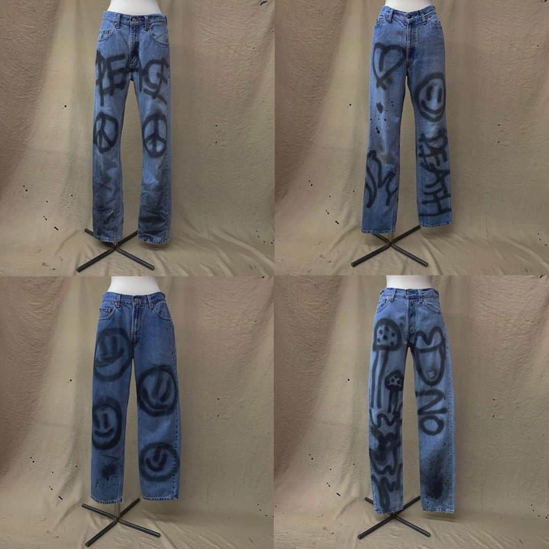 のインスタグラム：「mabataki remake item ㅤㅤㅤㅤㅤㅤㅤ ※通販ご希望の方はDMにてお問い合わせください。 ㅤㅤㅤㅤㅤㅤㅤ #tokyo #shimokitazawa #mabataki #remake #levis #東京 #下北沢 #古着 #下北沢古着屋 #マバタキ #ブランド古着」