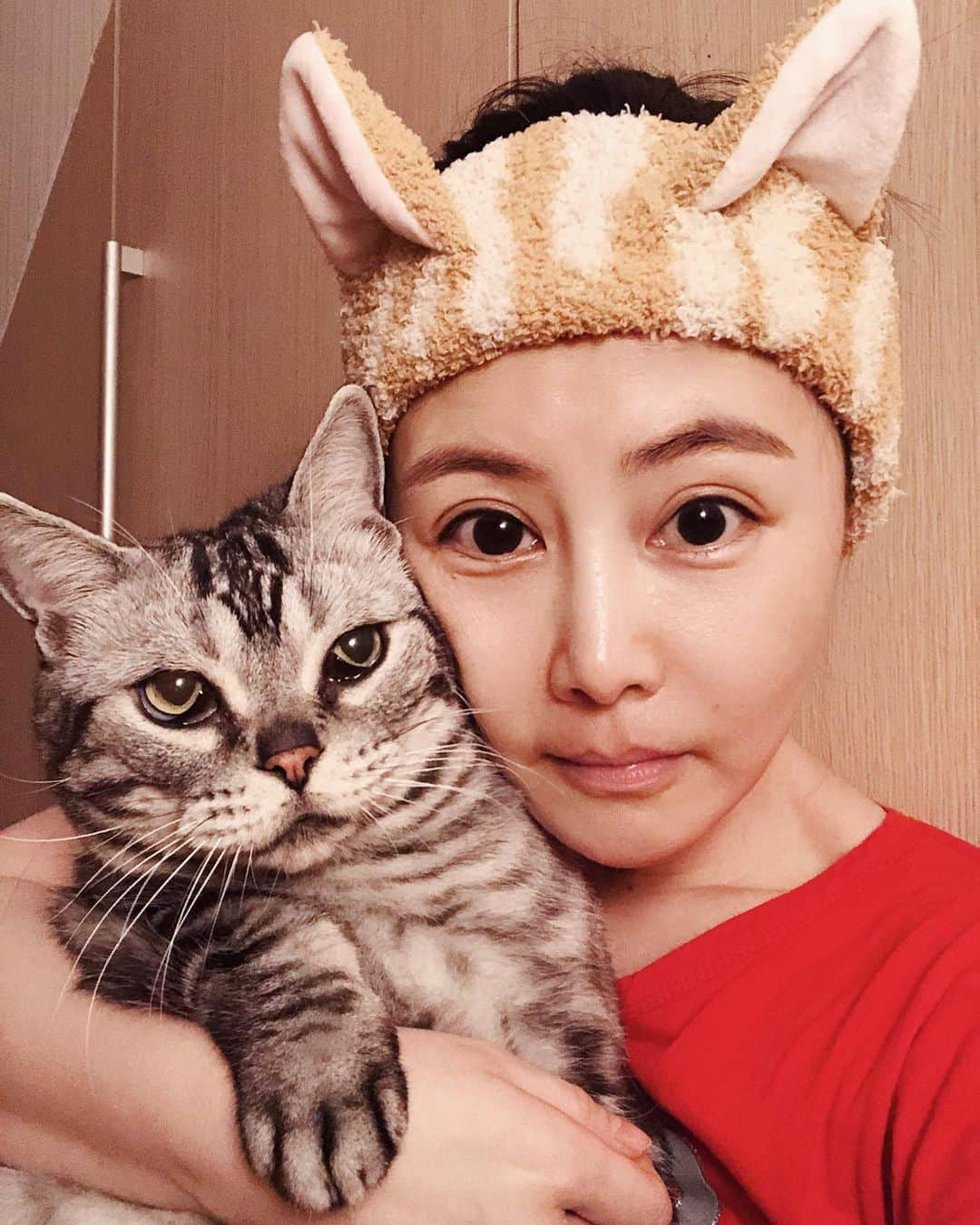 ルフさんのインスタグラム写真 - (ルフInstagram)「#luhu:”happy weekend!I with my mom and big brother #barher ~” - - #cats #tgifridays #sadcats #catslover」9月26日 12時34分 - lanlan731