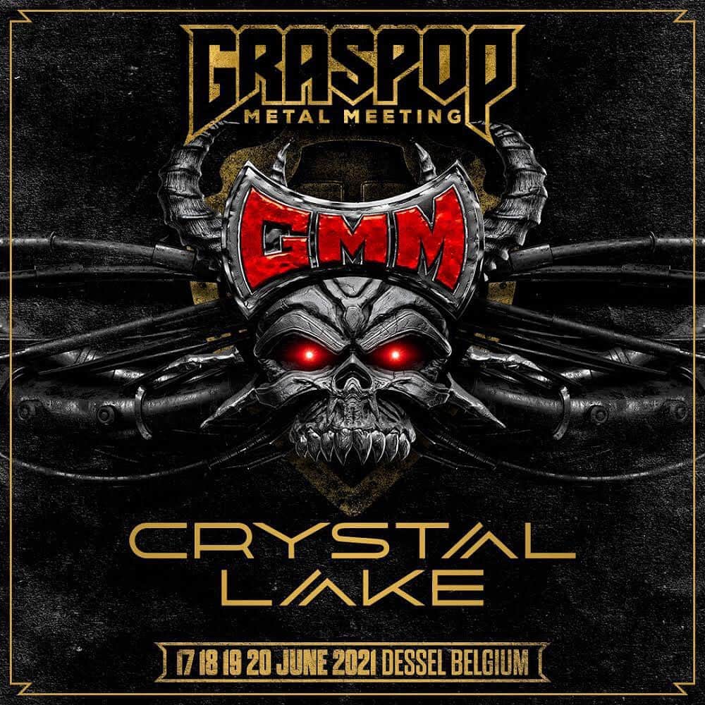 Crystal Lakeのインスタグラム：「We'll be peforming at GRASPOP METAL MEETING @graspopmetalmeeting next summer!」