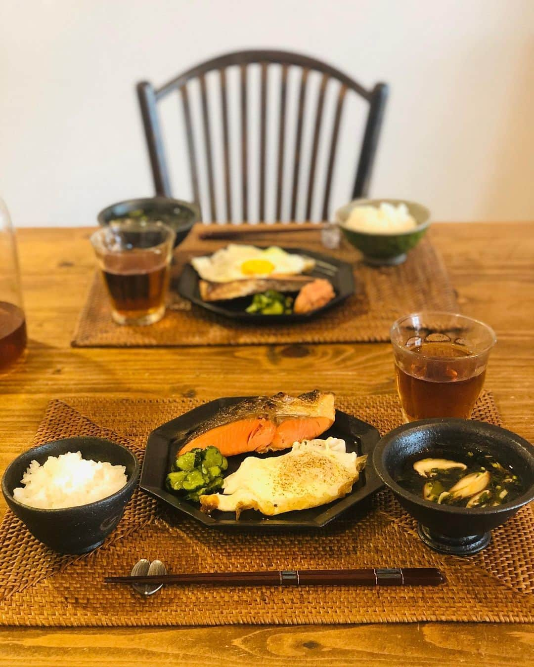 田中マヤさんのインスタグラム写真 - (田中マヤInstagram)「週末のゆっくり朝ご飯✨ 平日は、家族みんなバラバラの朝食で チャチャチャと終わってしまうけど なんてことない朝食だけど、 こーゆー朝ご飯がほっこり😌✨ ・ ひんやりしてきましたが、 みなさんも、良い週末を✨✨ ・ #朝食 #朝ご飯 #週末 #休日 #breakfast #love #japan #아침밥 #아침식사 #아침 #좋아요 #요리 #뷰티 #미용 #マヤのごはん」9月26日 13時57分 - tanakamaya__official