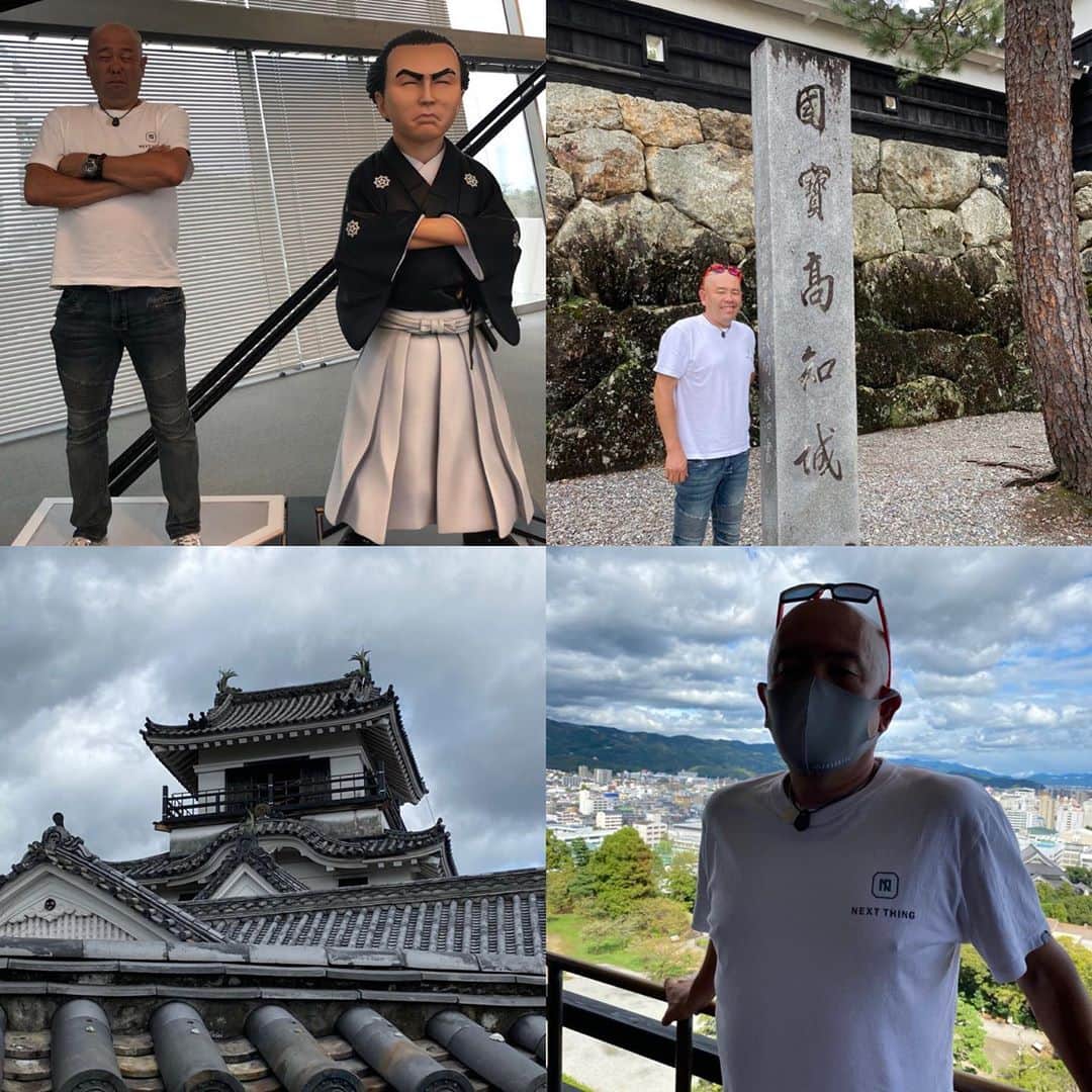 小田幸平のインスタグラム：「高知城と坂本龍馬記念館に行って来ました❗️坂本龍馬凄い人です。今日は高知ファイティングドッグスと試合⚾️坊ちゃんスタジアム🏟18時〜プレイボールです。#愛媛マンダリンパイレーツ#高知ファイティングドッグス#坊ちゃんスタジアム#18時#坂本龍馬記念館#高知城」