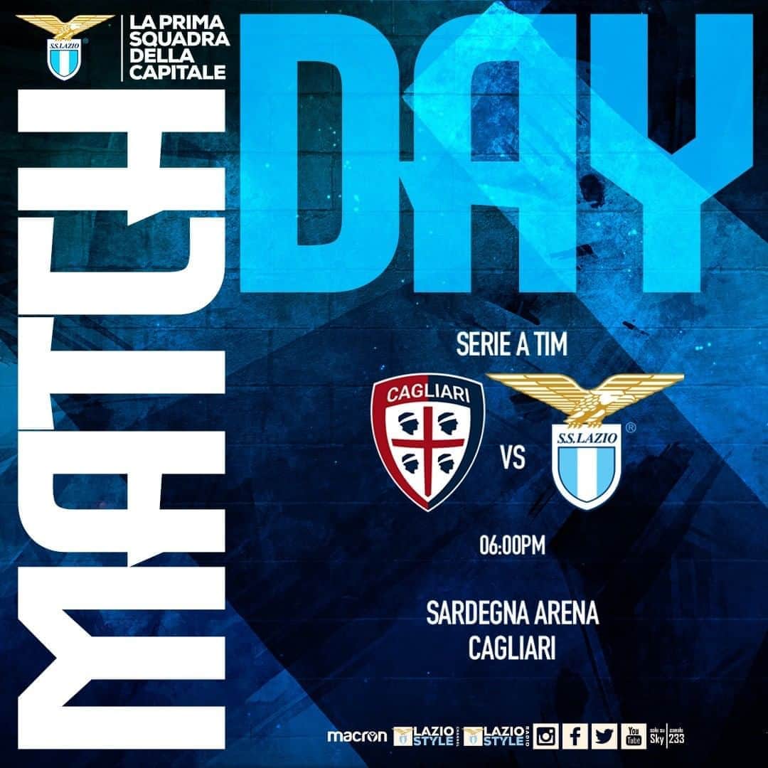 SSラツィオさんのインスタグラム写真 - (SSラツィオInstagram)「⚪️ IT'S MATCHDAY 🔵 🙌 Our @seriea campaign starts today: LET'S DO THIS!  #CMonEagles 🦅」9月26日 15時00分 - official_sslazio