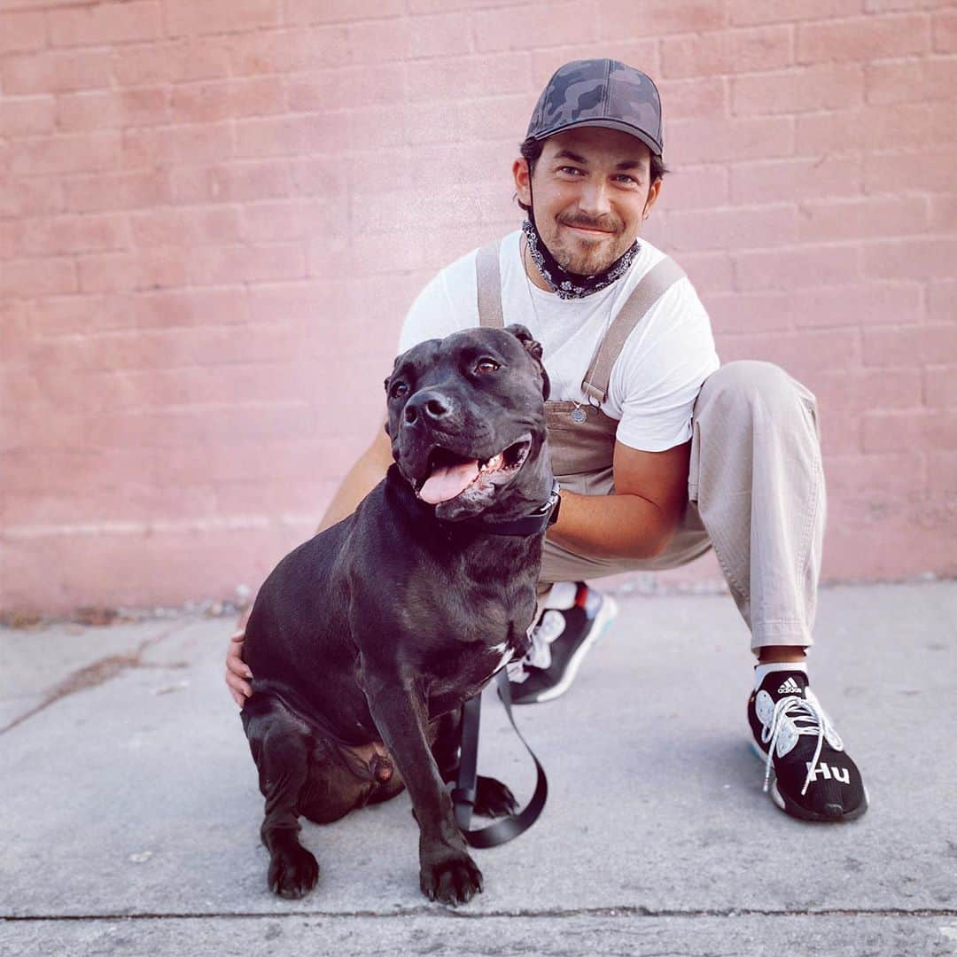 ジャコモ・ジャンニオッティさんのインスタグラム写真 - (ジャコモ・ジャンニオッティInstagram)「Me and my Jazzy Boy 🐺. #labpitmix #tripawdsofinstagram #tripawd 📷: @nichole_gianniotti」9月27日 1時41分 - giacomo_gianniotti