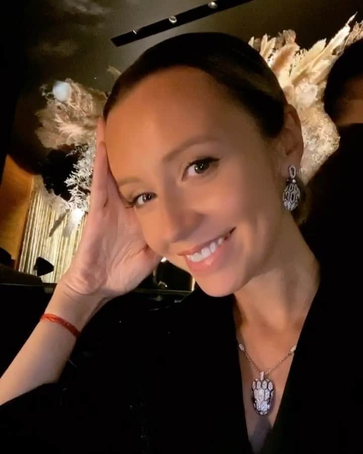 Nataly Osmannのインスタグラム：「Miss u so much @muradosmann  Beautiful @bulgari diner.」