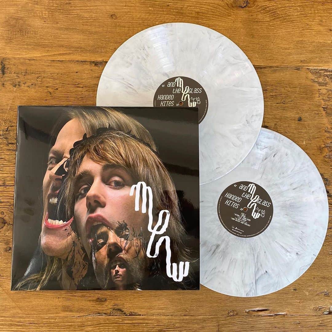 ミューのインスタグラム：「OUT NOW as part of @recordstoreday is our 15th Anniversary reissue of 'And The Glass Handed Kites'.」