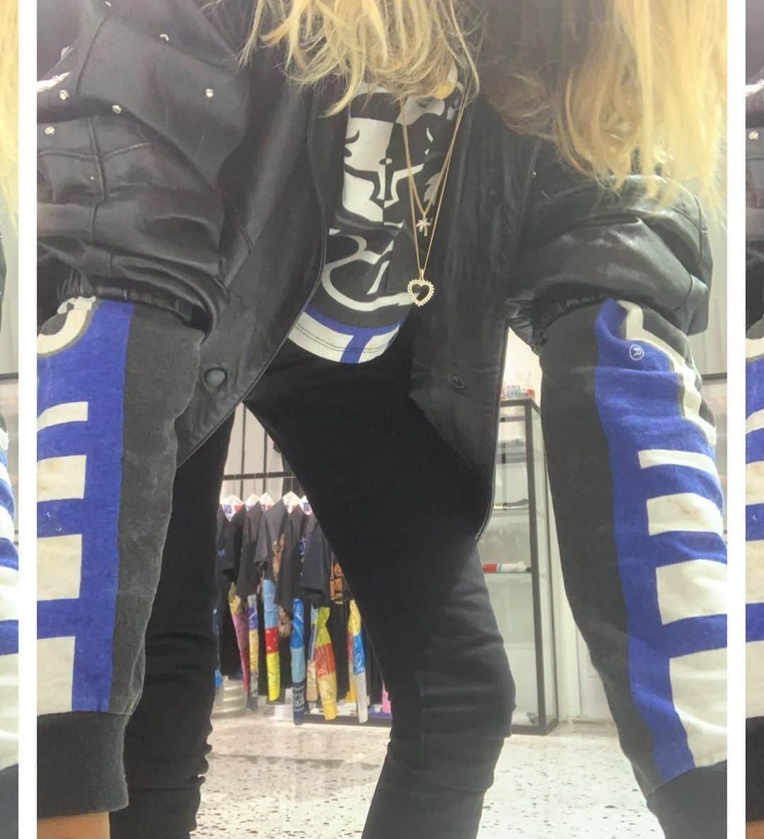 アメリカンレトロのインスタグラム：「💙🏁🖤」