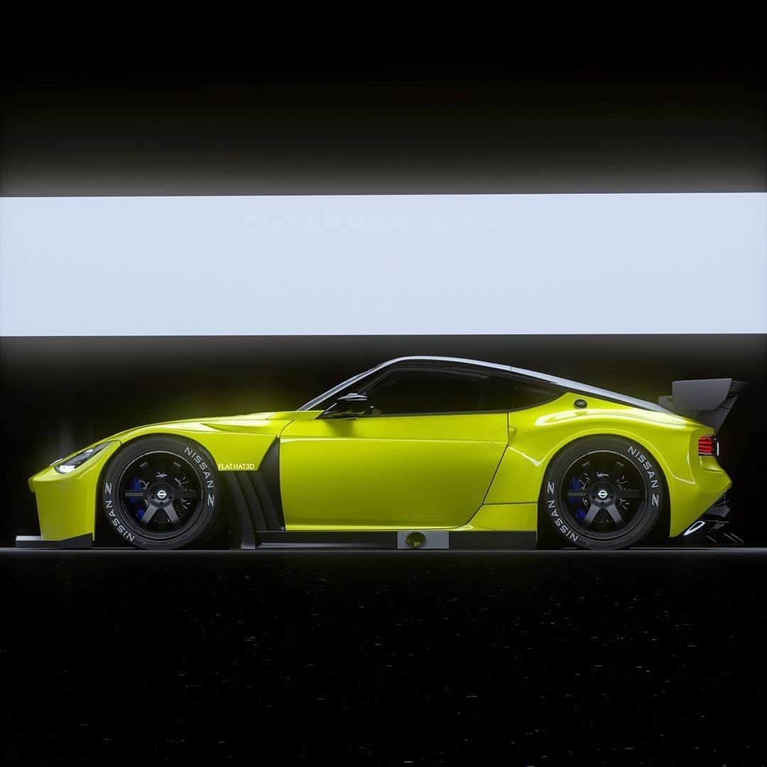 CARLiFESTYLEさんのインスタグラム写真 - (CARLiFESTYLEInstagram)「Thoughts on this Nissan Z GT3? Photo design @flathat3d #carlifestyle」9月26日 21時27分 - carlifestyle