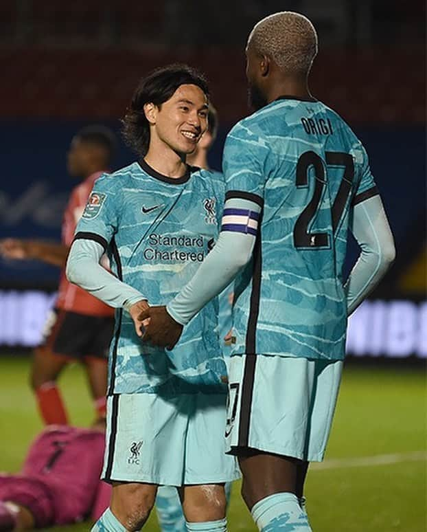 リヴァプールFCさんのインスタグラム写真 - (リヴァプールFCInstagram)「A boss performance to mark our first appearance in the new away kit 👌💫 #LFC #LiverpoolFC #NikeFootball」9月26日 21時34分 - liverpoolfc