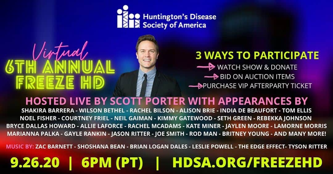 ラモーネ・モリスさんのインスタグラム写真 - (ラモーネ・モリスInstagram)「Huntington’s Disease F*cking sucks! But we’re close to getting control of it!  Help us fight it today!!!!! Read below!  @wefreezehd HD  Today, September 26th from 6pm to 8:15pm PST  Supporting: the Huntington’s Disease Society of America (@hdsanational) to fight #HuntingtonsDisease  A completely FREE virtual event hosted by (@skittishkid) with special guests, music, and an EPIC virtual auction.  Link to Donate, Join the Event, or find the auction:  HDSA.org/FreezeHD   #FreezeHD #PartOfTheFamily @wefreezeHD @hdsanational」9月27日 3時05分 - lamorne