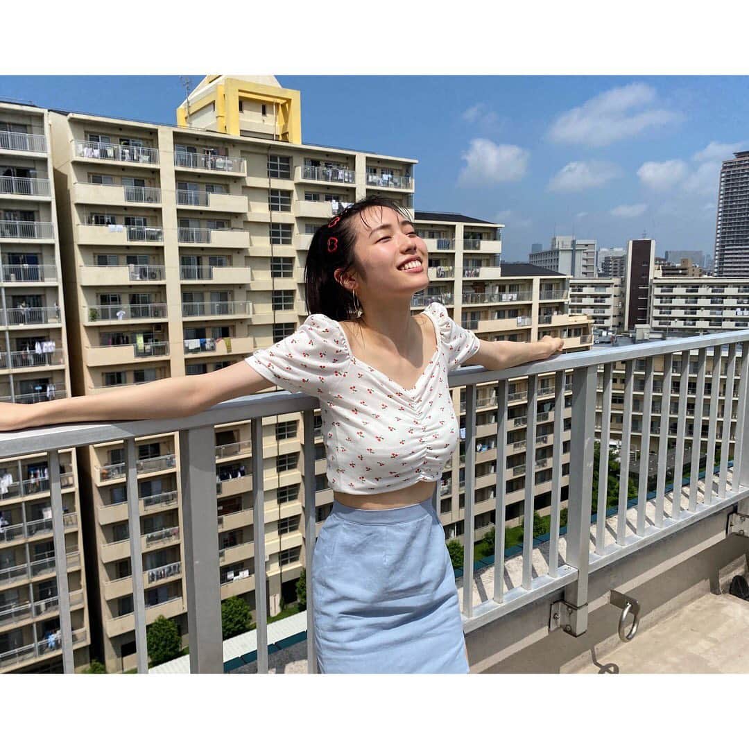 秋田汐梨さんのインスタグラム写真 - (秋田汐梨Instagram)「・ 今日虹をみたよ~しかも2本🌈 幸せな気持ちになりました」9月26日 21時50分 - shiori_akita319official