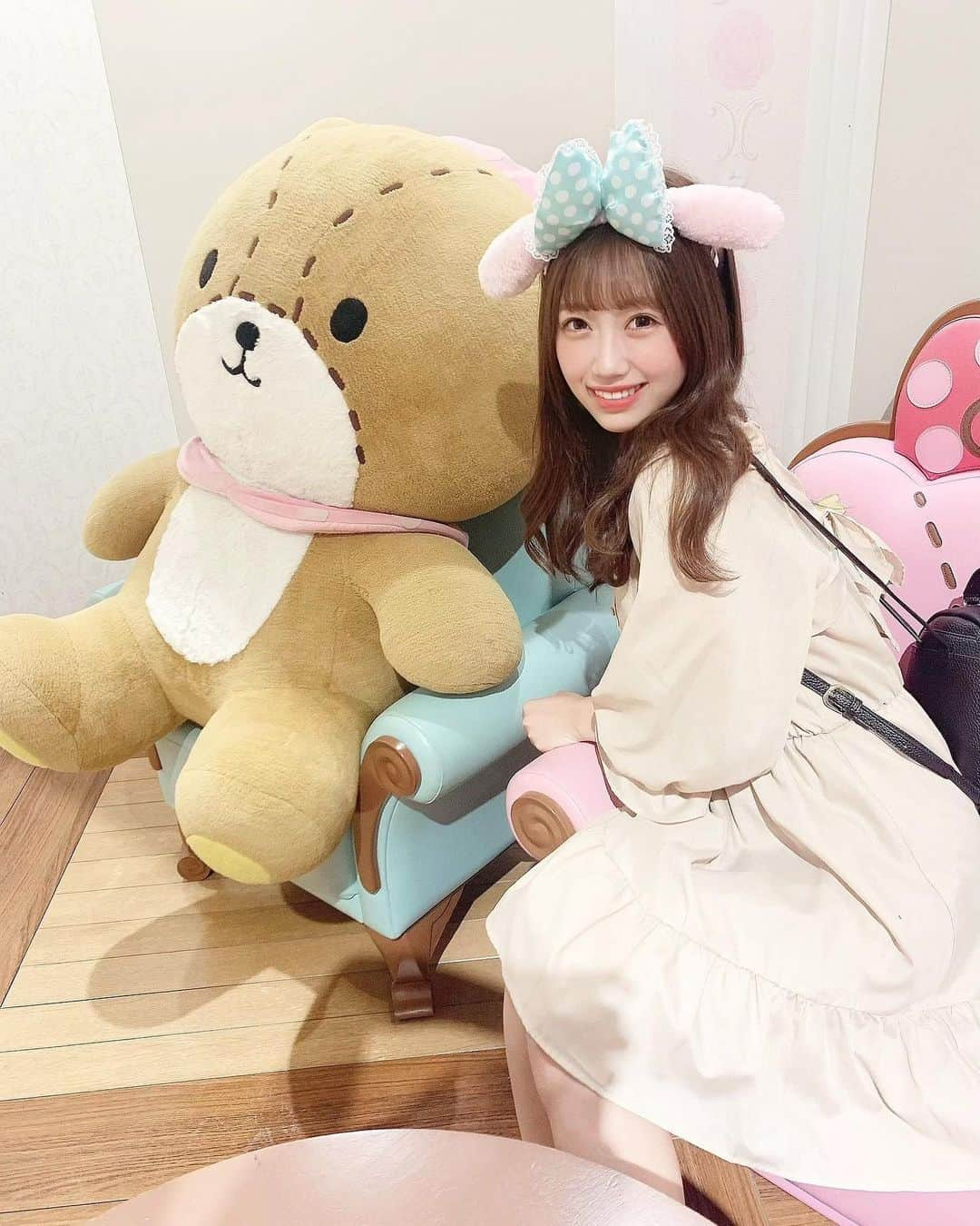 坂本夏海さんのインスタグラム写真 - (坂本夏海Instagram)「🧸👧🏻✌🏻﻿ ﻿ ﻿ ﻿ ﻿ #ピューロランド #サンリオ #くま」9月26日 23時25分 - _nami_sakamoto