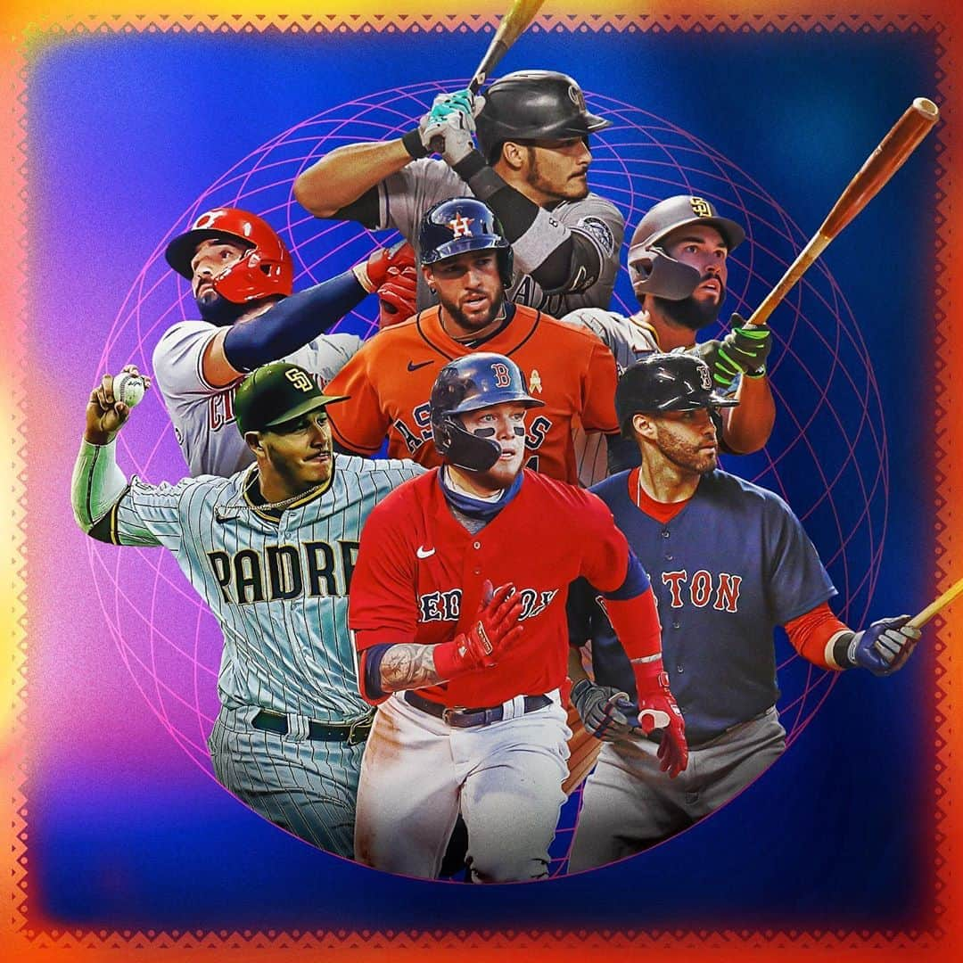 MLBさんのインスタグラム写真 - (MLBInstagram)「Born in the U.S. with Latin American roots. These players help make our game beautiful. #HispanicHeritageMonth」9月27日 0時30分 - mlb