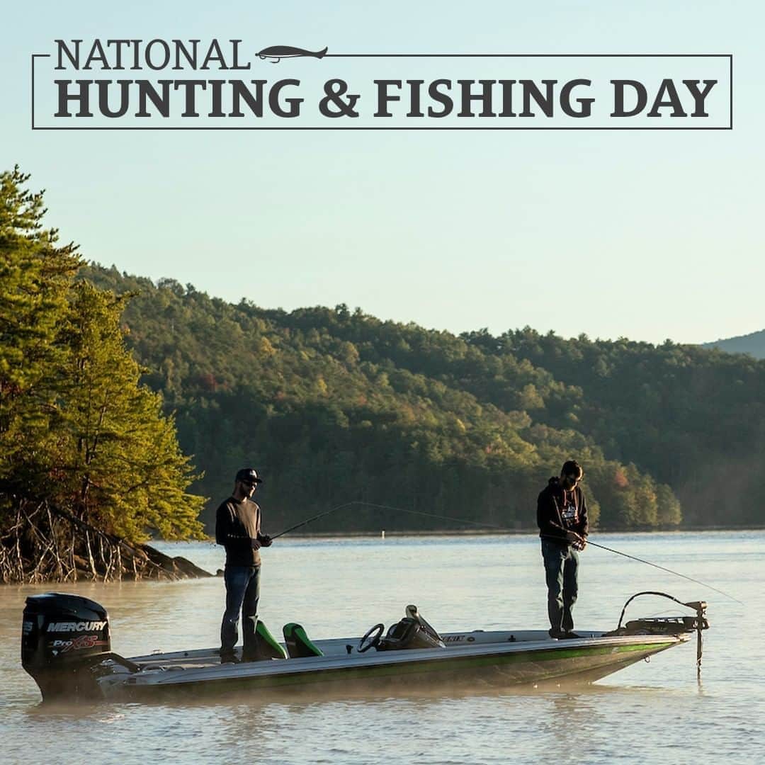 のインスタグラム：「Since 1971 outdoor enthusiast have been celebrating National Hunting & Fishing day. Here at Abu Garcia, today is just another reminder of why we strive to provide you with the gear to do what you love time and time again. We want to wish you all a happy NHF Day, and encourage each and every one of you to continue enjoying an sharing the sport that we all know and love. #AbuGarcia」