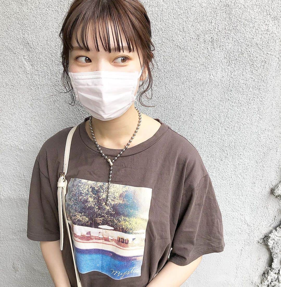 Miki Kajiwaraのインスタグラム：「可愛いのんちゃん♡♡ . . 適当にザックリくくりました♡♡ . ボブのちょっこっとくくりスキ♡♡ .」
