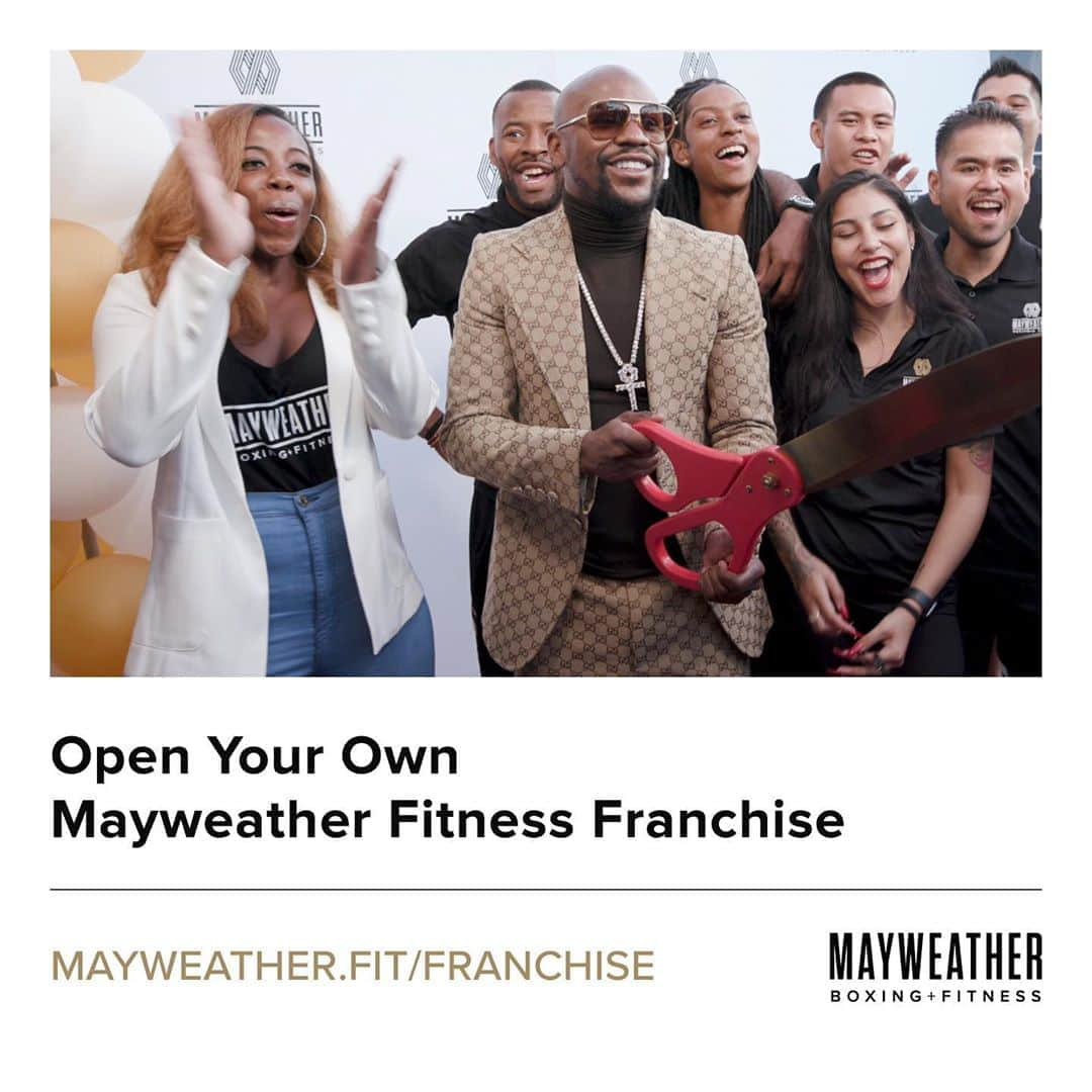 フロイド・メイウェザー・ジュニアさんのインスタグラム写真 - (フロイド・メイウェザー・ジュニアInstagram)「Visit Mayweather.fit/franchise or see link in bio to talk to my team.」9月27日 5時02分 - floydmayweather