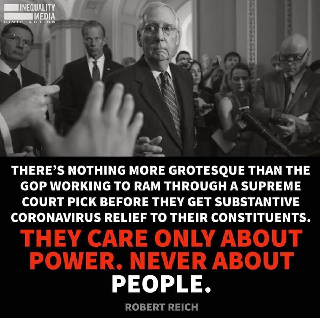 マイケル・トレイナーのインスタグラム：「The Senate has had The House’s Relief Bill since July. There’s been no open debate. No vote brought to The Senate floor. The well being of the American populace is not their concern — Their only concern appears to be the accumulation of power. A shit quality in leadership, no matter what your political ideology is. Whether you are for this or against this — don’t comment and feel good about yourself — get out and fucking vote.  ...and thus ends my TED talk. #MaskUp.」