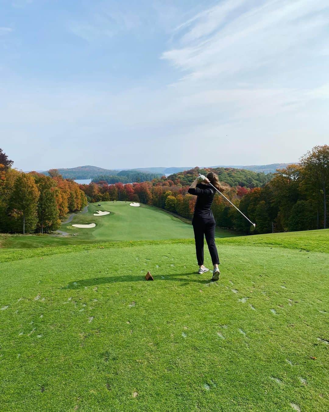 アレクサンドラ・ポールのインスタグラム：「Today was a good day 👌🏌️‍♀️」