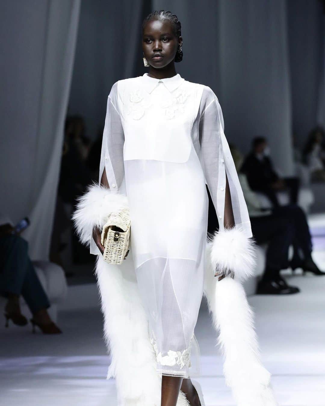 Fashion Weekのインスタグラム：「Heavenly looks took the runway for @fendi's September 2020 show at #MFW. 📸 by @gettyimages」