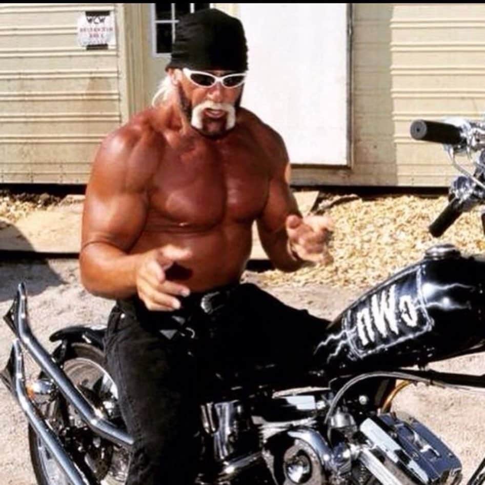 ハルク・ホーガンのインスタグラム：「This rigid frame is the only bike I kept ,sold everything else,man I miss those days riding with the crew HH #nwo #Hollywoodhogan #hogansbeachshop #Hulkhogan」