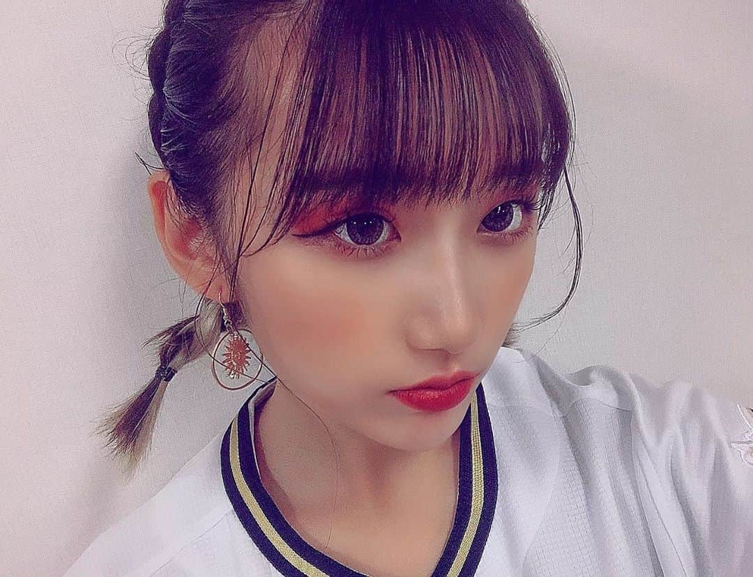 のインスタグラム：「﻿ ﻿ ﻿ ﻿ 今日も1日　파이팅！🧸＂﻿ ﻿ ﻿ ﻿ ﻿ ﻿  #Bs2020 #buffaloes #ORIX #bsgirls #moeka_357 #moeka #bsg #orixbuffaloes #얼짱 #좋아요그램 #일상 #패션 #코디 #일상룩 #赞 #粉我 #漂亮 #얼짱 #셀피 #한국여행 #オルチャン #얼스타그램　#카페스타그램  #ハイトーンカラー #韓国メイク #韓国ヘアー #オルチャンメイク  #おしゃれさんと繋がりたい #ボブヘアー #オルチャンヘア #タンバルモリ」