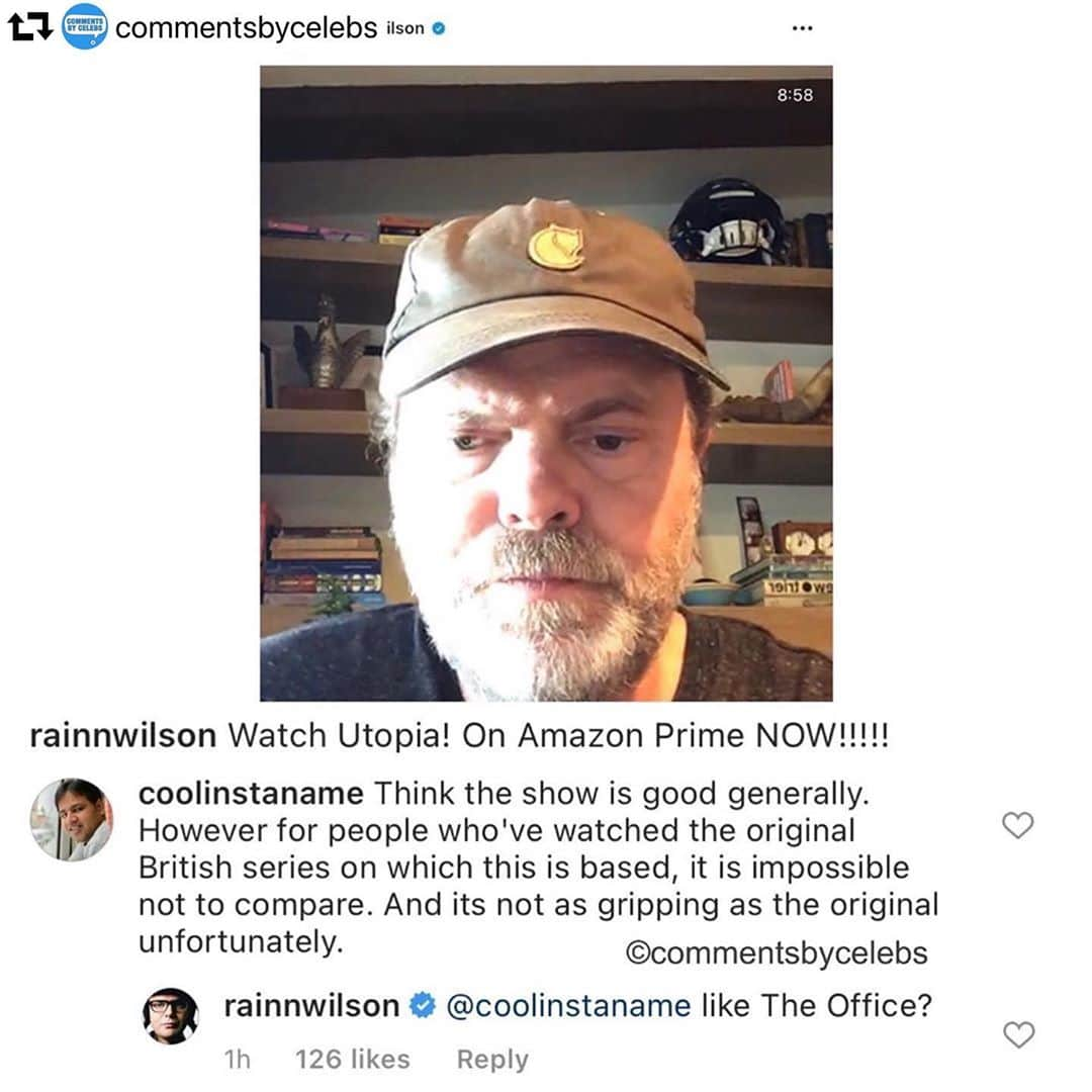 レイン・ウィルソンさんのインスタグラム写真 - (レイン・ウィルソンInstagram)9月27日 7時03分 - rainnwilson