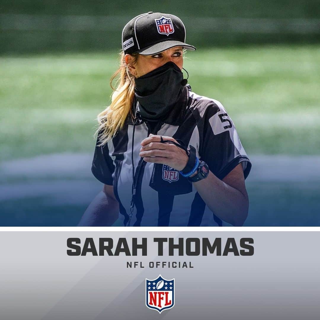 NFLさんのインスタグラム写真 - (NFLInstagram)「Sunday's @washingtonnfl vs. @clevelandbrowns game will mark the first regular season game in NFL history to have a female coach on both sidelines and a female official.」9月27日 7時30分 - nfl