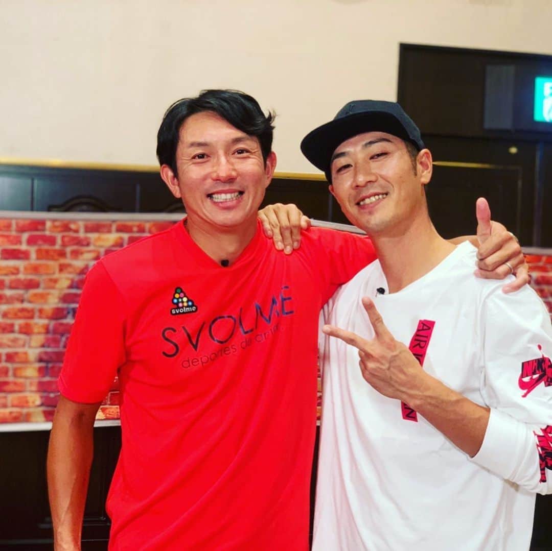 西岡剛のインスタグラム：「■放送番組 TBS「S☆１」 9月27日（日）24：15～25：05  ■出演者 #川﨑宗則 #西岡剛 #伊藤隆佑（TBSアナウンサー） #上村彩子（TBSアナウンサー） 他」