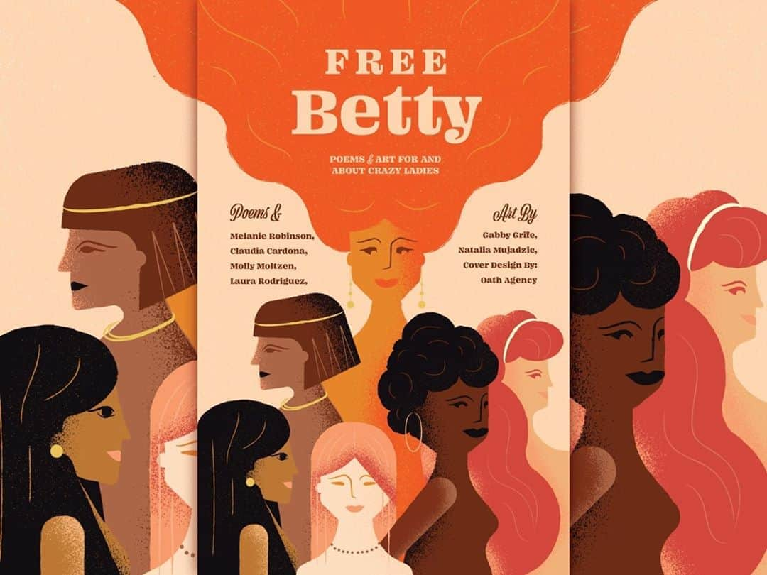 Dribbbleさんのインスタグラム写真 - (DribbbleInstagram)「Free Betty Zine Cover by Becca Kaiser⠀ ⠀ #dribbble #design #zine #illustration #poetry #women」9月27日 21時39分 - dribbble