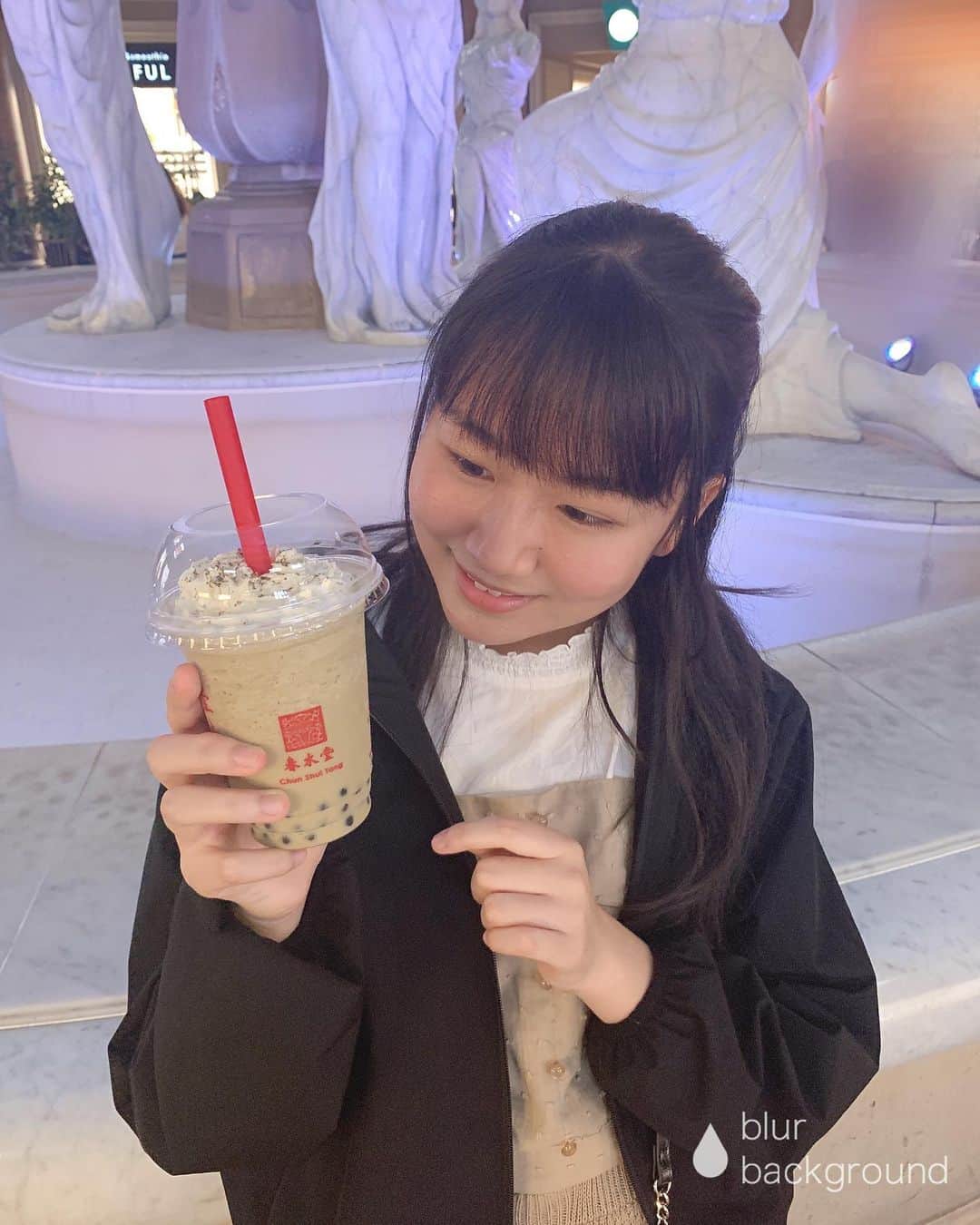 みのり（民謡ガールズ）のインスタグラム：「#タピオカ 🤍  #WAWAWA #みのり #春水堂 #昨日飲んだ #飲み物 #ほうじ茶 #ミルク #instagood #instalike #follow」
