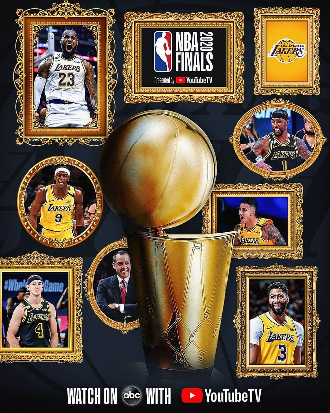 NBAさんのインスタグラム写真 - (NBAInstagram)「The Western Conference Champion @lakers advance to the 2020 #NBAFinals presented by YouTube TV」9月27日 12時35分 - nba