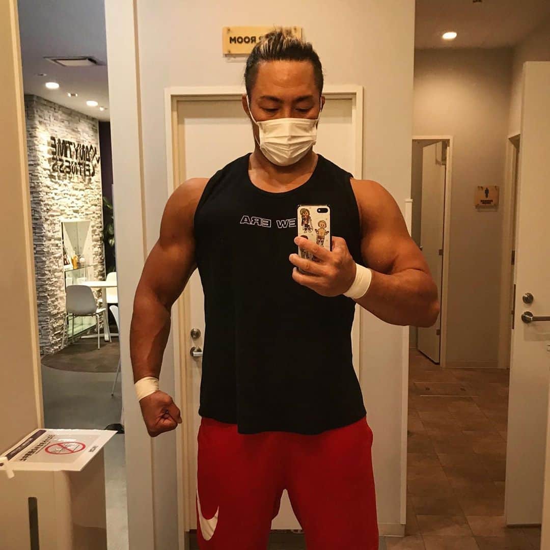 のインスタグラム：「#肩 #shoulderworkout 肩の反応が良くなってきた♪」