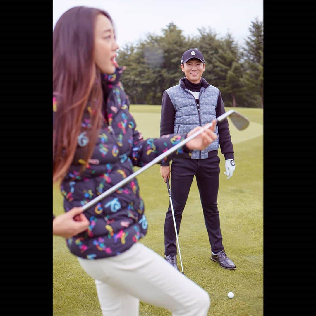 チェ・ヨジンさんのインスタグラム写真 - (チェ・ヨジンInstagram)「골프니까⛳ 엘르골프니까❤ 즐거우니까🤸‍♂️🤸‍♀️🤸‍♂️🤸‍♀️🏌️‍♀️🏌️‍♂️ . #golfwear #ELLEGOLF  #LPGA #pga #골프#골프웨어」9月27日 14時04分 - yjyjyjyjyj_yj