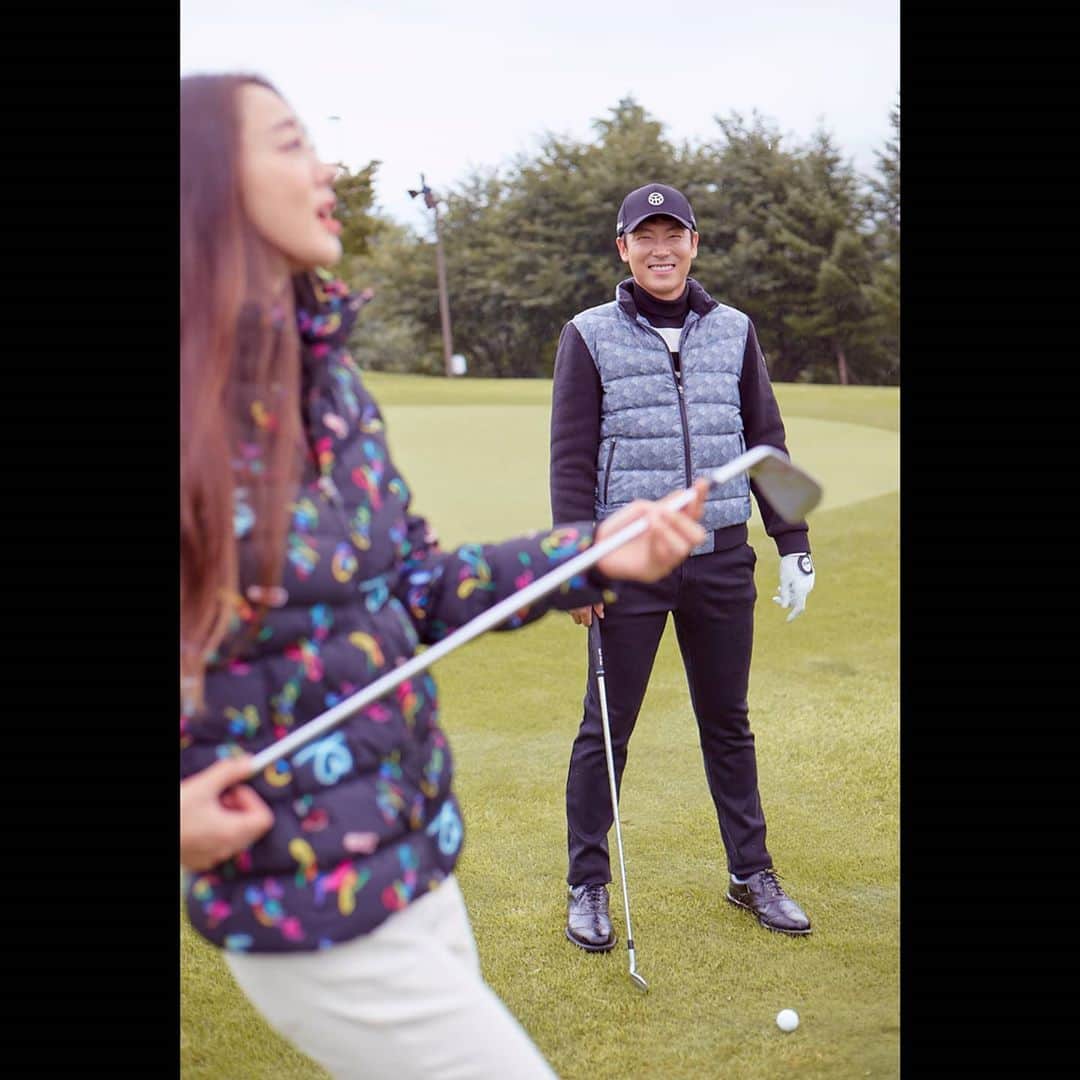 チェ・ヨジンさんのインスタグラム写真 - (チェ・ヨジンInstagram)「골프니까⛳ 엘르골프니까❤ 즐거우니까🤸‍♂️🤸‍♀️🤸‍♂️🤸‍♀️🏌️‍♀️🏌️‍♂️ . #golfwear #ELLEGOLF  #LPGA #pga #골프#골프웨어」9月27日 14時04分 - yjyjyjyjyj_yj