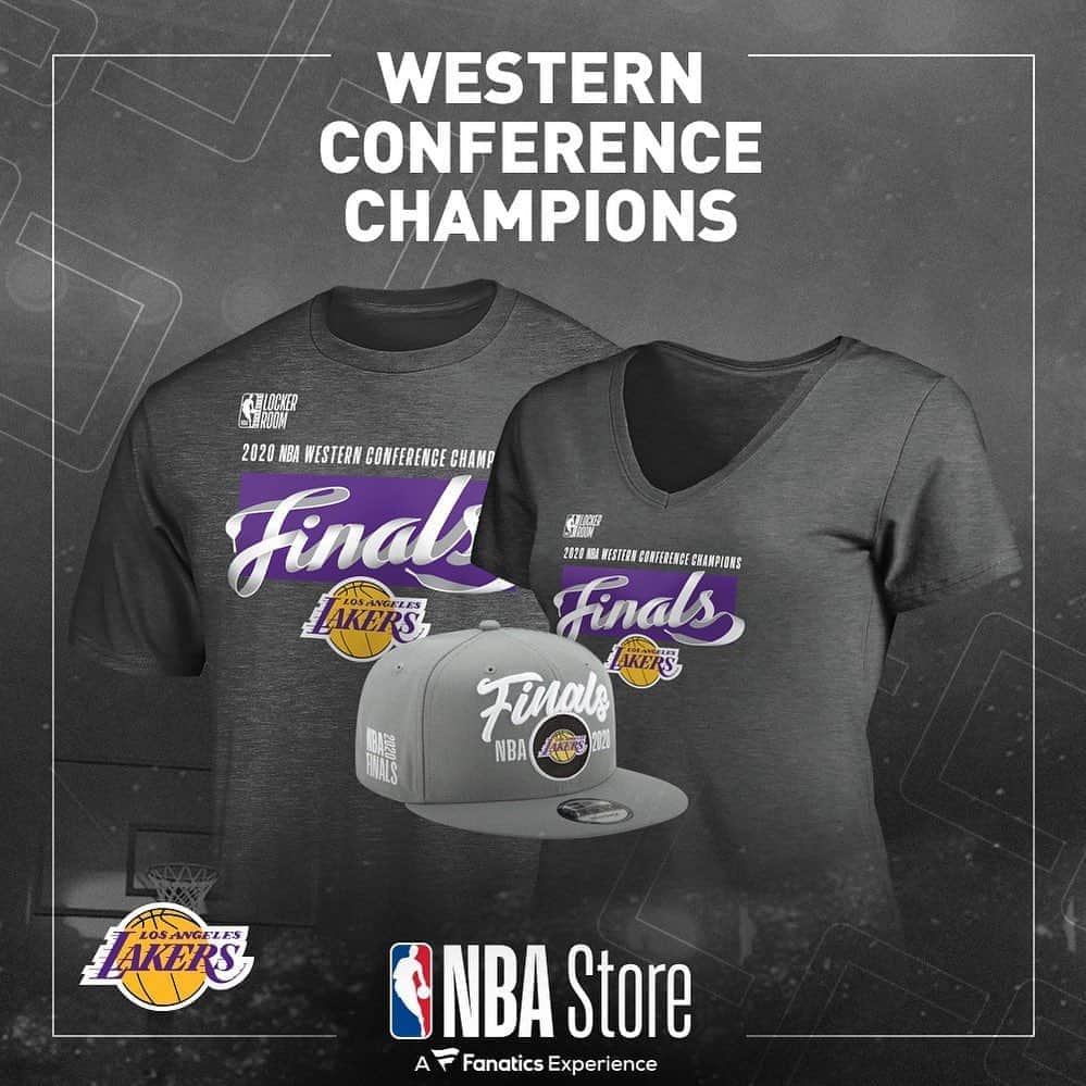 NBAさんのインスタグラム写真 - (NBAInstagram)「Get your own @lakers Western Conference Finals championship gear from the @nbastore!」9月27日 14時42分 - nba